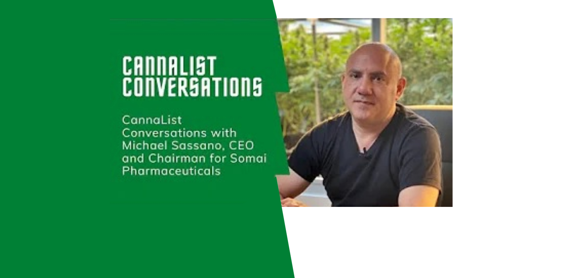 CannaList-Gespräche mit Michael Sassano, CEO und Vorsitzender von Somai Pharmaceuticals