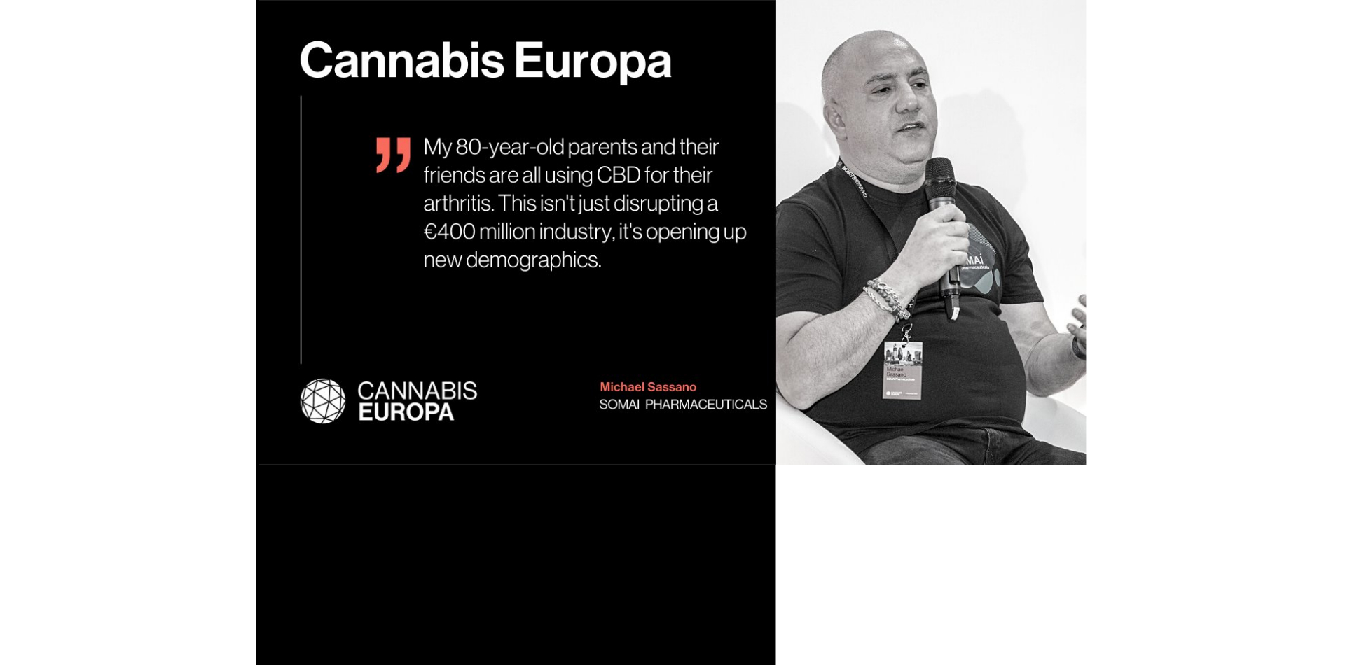 Cannabis Europa London 2021 - Michael Sassano