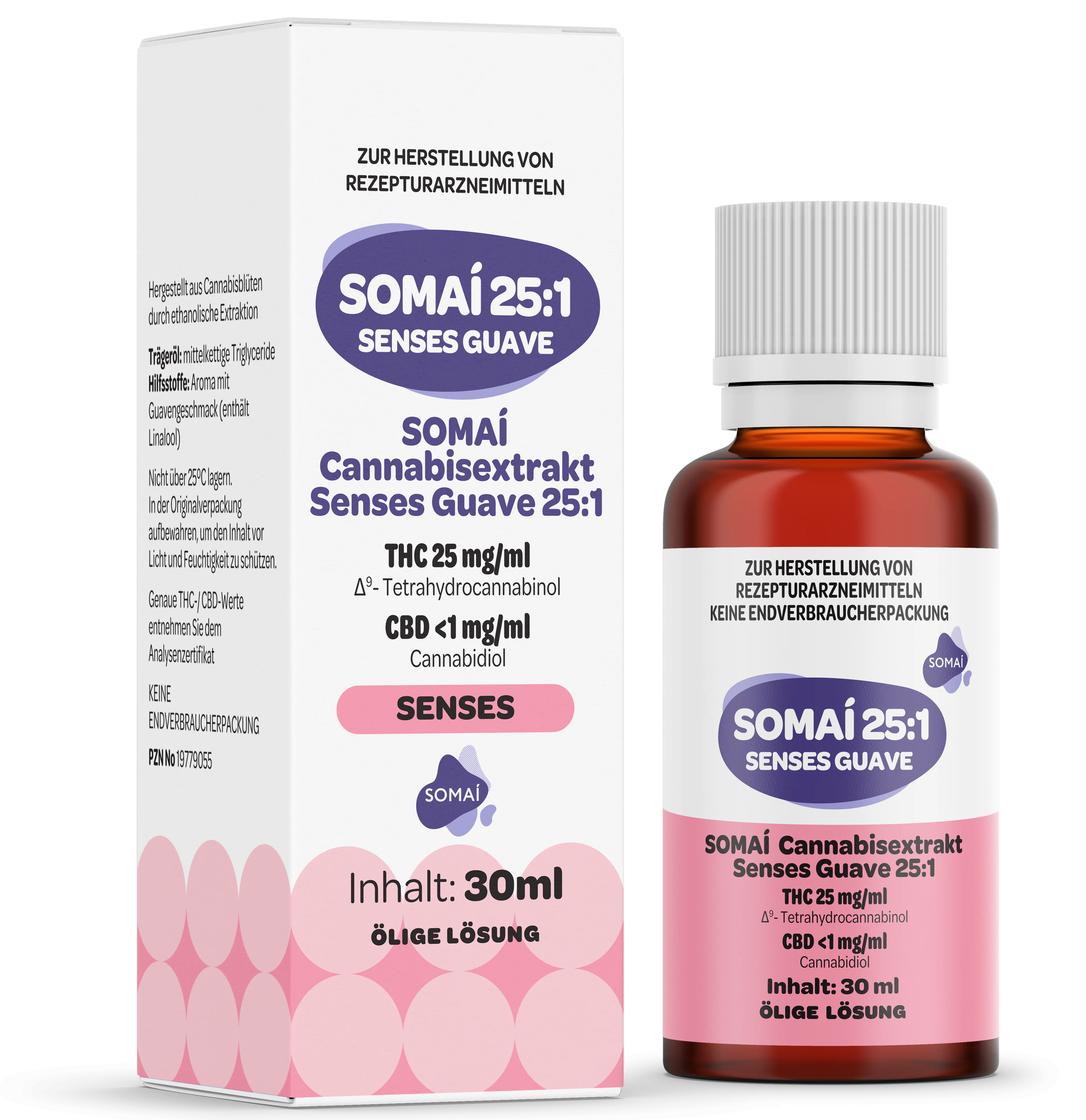 SOMAI DE Bottle Box Senses 25 1 Guave