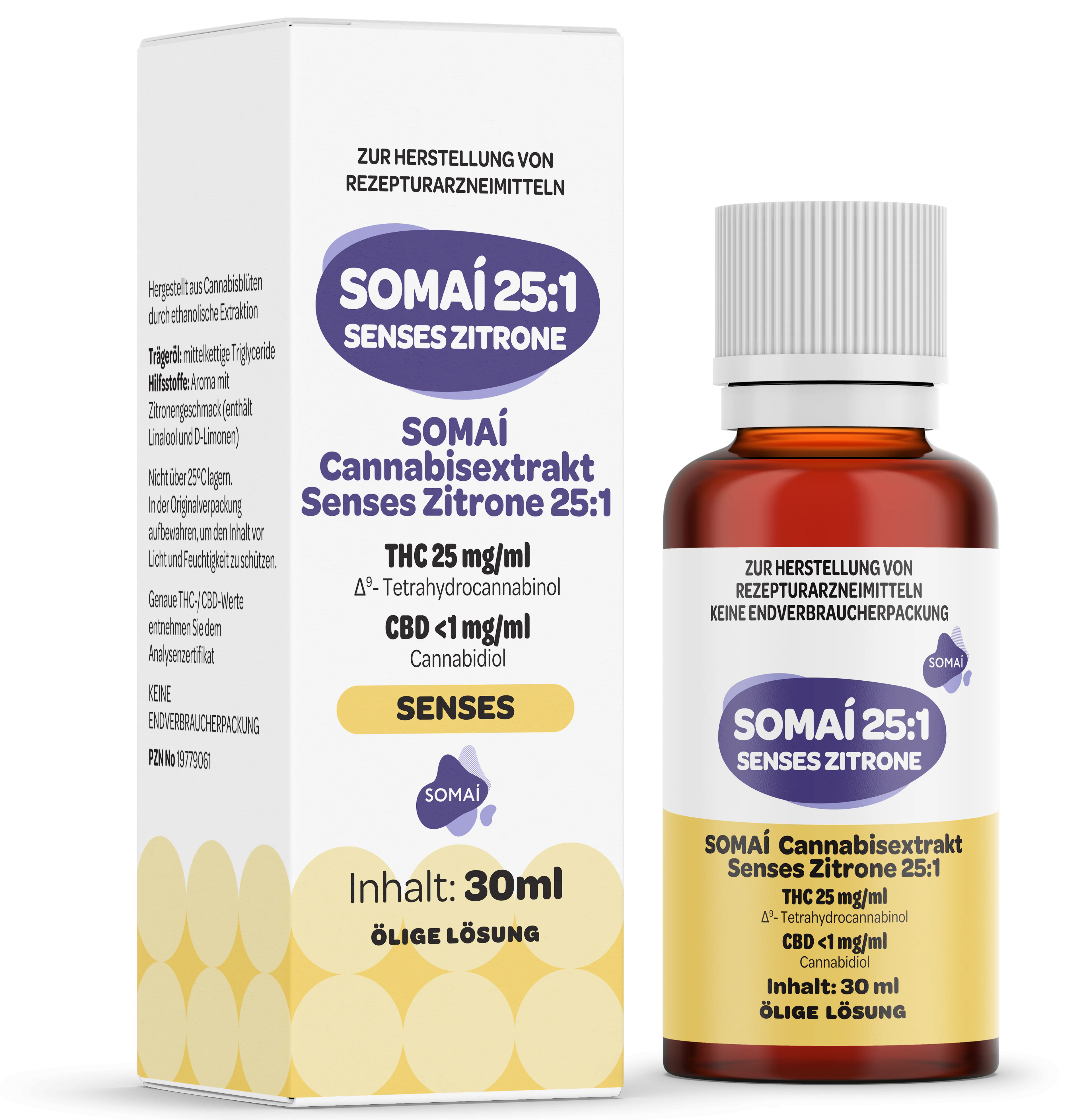 SOMAI DE Bottle Box Senses 25 1 Zitrone